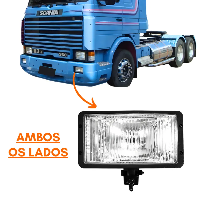 Farol Milha Scania Cara Chata 112 |113